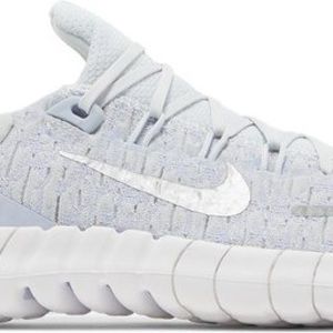 Nike Free Run 5.0, Size 7, Pure Platinum